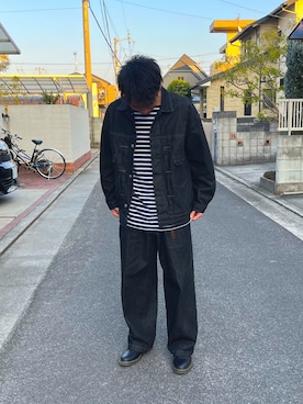 「RAGEBLUE（レイジブルー）のアイテム（その他シューズ）」を使った、オトギさん（メンズ・170cm）の冬コーディネート