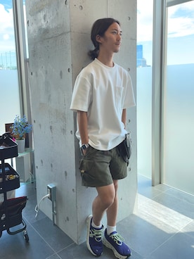 「アイテム（デジタル腕時計）」を使った、Akihiro Kawasakiさん（メンズ・167cm・20代）の夏コーディネート