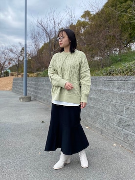 　AMIさん（レディース・158cm）の冬コーディネート