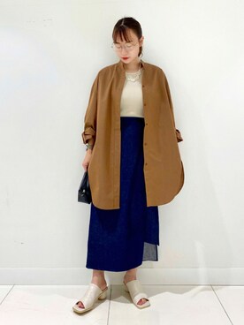 「Uiscel（ユイセル）のアイテム」を使った、　AMIさん（レディース・158cm）の夏コーディネート