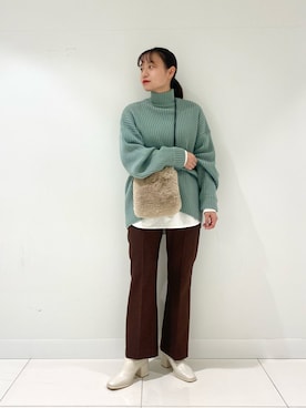 　AMIさん（レディース・158cm）の冬コーディネート