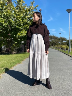 　AMIさん（レディース・158cm）の秋コーディネート