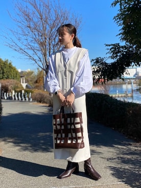 　AMIさん（レディース・158cm）の冬コーディネート