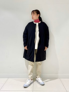 「Uiscel（ユイセル）のアイテム（ジャケット/アウター）」を使った、　AMIさん（レディース・158cm）の秋コーディネート