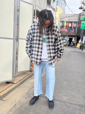 「A4A（エーフォーエー）のアイテム」を使った、KENTOさん（メンズ・178cm）の冬コーディネート