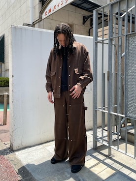 「DANKE SCHON（ダンケシェーン）のアイテム」を使った、KENTOさん（メンズ・178cm）の夏コーディネート