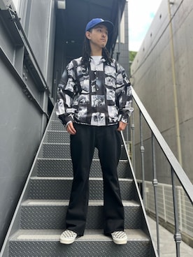 「A4A（エーフォーエー）のアイテム」を使った、KENTOさん（メンズ・178cm）の秋コーディネート