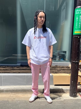 「A4A（エーフォーエー）のアイテム」を使った、KENTOさん（メンズ・178cm）の夏コーディネート