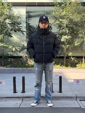 「リラックススタイル」｜「アイテム（ブルゾン）」を使った、KENTOさん（メンズ・178cm）の冬コーディネート