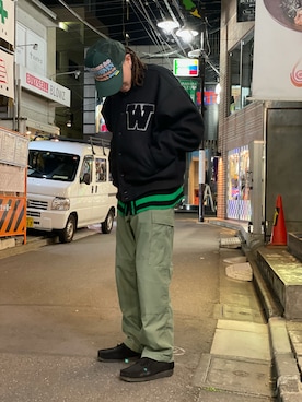 「WHITELAND（ホワイトランド）のアイテム（ブルゾン）」を使った、KENTOさん（メンズ・178cm）の秋コーディネート