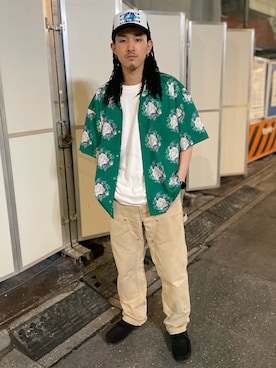 「A4A（エーフォーエー）のアイテム」を使った、KENTOさん（メンズ・178cm）の春コーディネート