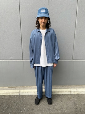 「KaneZ（ケインズ）のアイテム（帽子）」を使った、KENTOさん（メンズ・178cm）の秋コーディネート