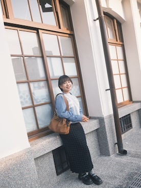 「SM2（エスエムツー）のアイテム」を使った、草さん（レディース・148cm）の春コーディネート