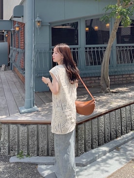 CLANE/クラネ】CIRCLE CUT LAYERED DENIM SKIRT/サークルカット