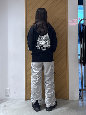 「X-girl（エックスガール）のアイテム」を使った、aykさん（レディース・161cm）の秋コーディネート