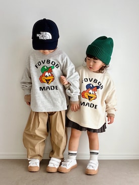 「アイテム（その他）」を使った、とりしゅりさん（キッズ・100cm）の冬コーディネート