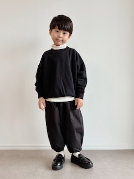 「riziere（リジェール）のアイテム」を使った、とりしゅりさん（キッズ・110cm）の秋コーディネート
