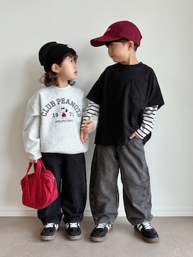 「devirock（デビロック）のアイテム」を使った、とりしゅりさん（キッズ・110cm）の夏コーディネート