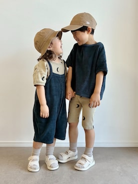 とりしゅりさん（キッズ・110cm）の夏コーディネート