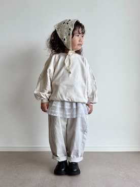 「ZARA KIDSのアイテム」を使った、とりしゅりさん（キッズ・100cm）の秋コーディネート