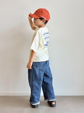 「riziere（リジェール）のアイテム」を使った、とりしゅりさん（キッズ・110cm）の夏コーディネート