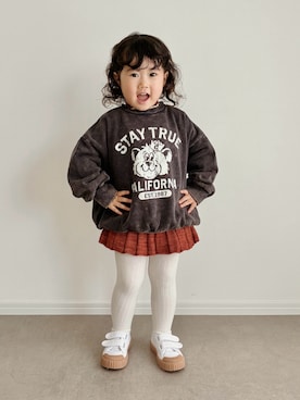 とりしゅりさん（キッズ・100cm）の冬コーディネート