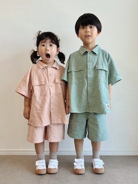 とりしゅりさん（キッズ・110cm）の春コーディネート