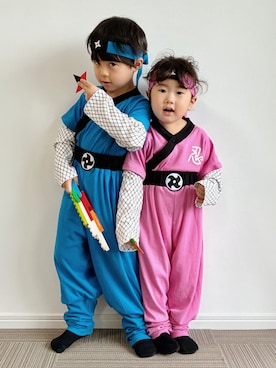 「アイテム（セットアップ）」を使った、とりしゅりさん（キッズ・100cm）の秋コーディネート