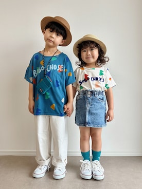 とりしゅりさん(キッズ・110cm)の夏コーディネート