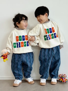 「アイテム（その他）」を使った、とりしゅりさん（キッズ・100cm）の冬コーディネート