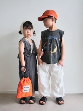とりしゅりさん(キッズ・110cm)の夏コーディネート