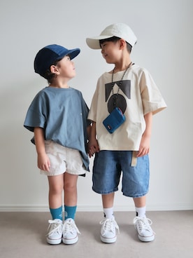 とりしゅりさん(キッズ・110cm)の夏コーディネート