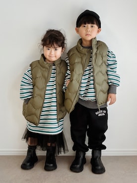 「アイテム（その他）」を使った、とりしゅりさん（キッズ・100cm）の秋コーディネート