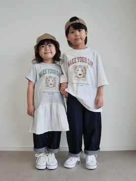 とりしゅりさん（キッズ・110cm）の秋コーディネート