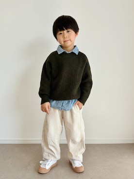 「ZARA KIDSのアイテム」を使った、とりしゅりさん（キッズ・100cm）の春コーディネート