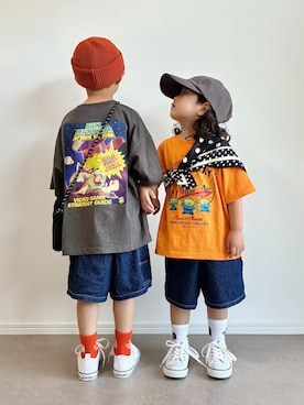 とりしゅりさん(キッズ・110cm)の夏コーディネート