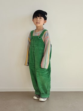 「アイテム（帽子）」を使った、とりしゅりさん（キッズ・100cm）の冬コーディネート