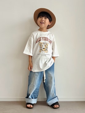 とりしゅりさん（キッズ・110cm）の春コーディネート