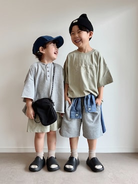 「riziere（リジェール）のアイテム」を使った、とりしゅりさん（キッズ・110cm）の夏コーディネート