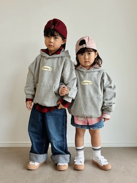 「アイテム（その他）」を使った、とりしゅりさん（キッズ・100cm）の冬コーディネート