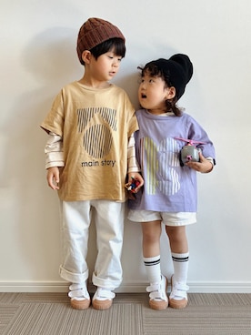 とりしゅりさん（キッズ・100cm）の秋コーディネート