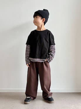 「devirock（デビロック）のアイテム」を使った、とりしゅりさん（キッズ・110cm）の秋コーディネート