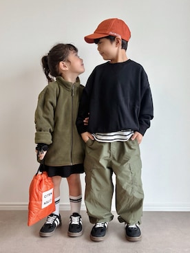 とりしゅりさん(キッズ・110cm)の秋コーディネート