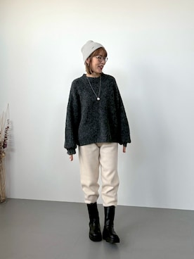 りりさん（レディース・160cm）の冬コーディネート