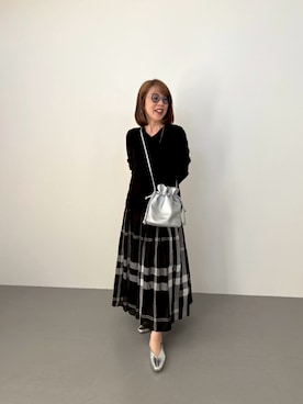 りりさん（レディース・160cm）の冬コーディネート