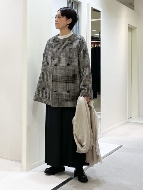 ★110817【カタリザーノ】１円～美品★ホリゾンタルカラー長袖シャンブレーシャツ★M★青系★catarisano