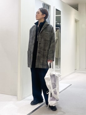 「アイテム（その他シューズ）」を使った、TOMORROWLAND_iizukaさん（レディース・162cm）の冬コーディネート