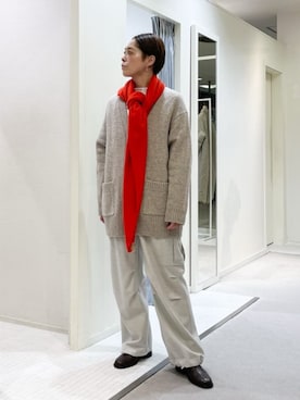 「JVAM（ジェーヴィエーエム）のアイテム」を使った、TOMORROWLAND_iizukaさん（レディース・162cm）の冬コーディネート