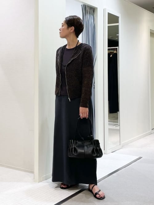 ドライコットン Aラインイージースカート（スカート）｜GALERIE VIE