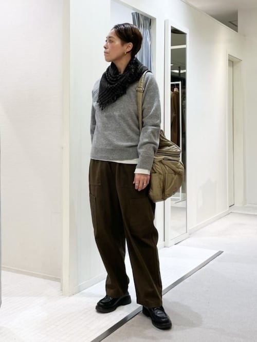 パウダーコットン クルーネックプルオーバー（Tシャツ/カットソー